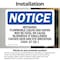 Signmission Methanol Flammable Liquid And Vapor May OSHA Notice Sign, Vinyl Decal, 10in W x 7in L, 2PK OS-2PACK-NS-D-710-L-14206 - alternate 4